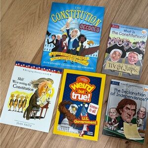 American Government Themed Educational Book Set